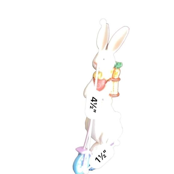 Easter Bunny in scooter toy 4” - Picture 6 of 6